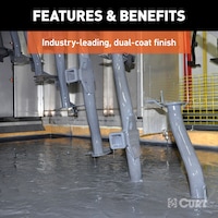 Attelage de remorques CURT 13589 classe 3, récepteur de 2 po, convient à certains véhicules Chevrolet Blazer EV