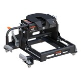 CURT 16697 E16 5th Wheel Slider Hitch, 16,000 lbs, Select Chevy Silverado, GMC Sierra 2500, 3500 HD, 6.5-ft Bed Puck System Front_Angled_Right