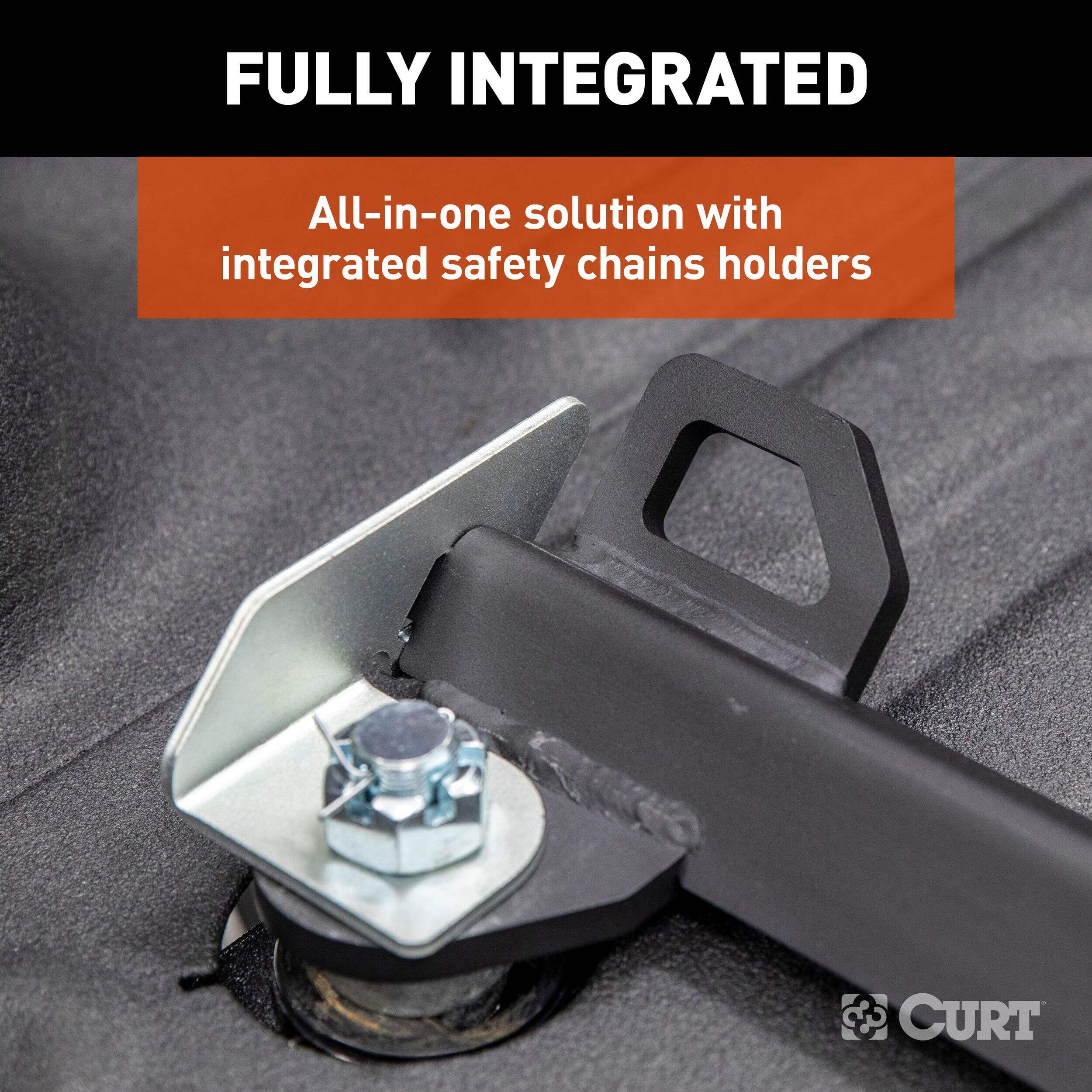 CURT 60668 RockerBall Multi-Fit OEM Puck System Gooseneck Ball with 4-in Offset, Fits Select Chevrolet, Ford, GMC, Nissan, Ram Trucks CloseUp