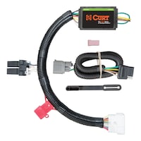 CURT 56170 Vehicle-Side Custom 4-Pin Trailer Wiring Harness, Fits Select Honda Pilot Overhead_Flat