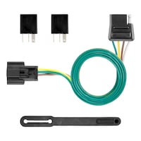 CURT 56364 Vehicle-Side Custom 4-Pin Trailer Wiring Harness, Fits Select Buick Envision Overhead_Flat