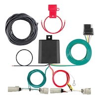 CURT 56468 Custom Wiring Harness, 4-Way Flat Output, Select Ford Bronco Composite_or_Mixed