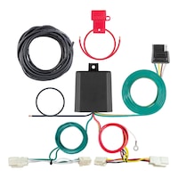 CURT 56467 Custom Wiring Harness, 4-Way Flat Output, Select Mitsubishi Composite_or_Mixed