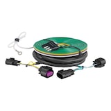 CURT 58978 Custom Towed-Vehicle RV Wiring Harness for Dinghy Towing, Fits Select Cadillac SRX Front_Elevated