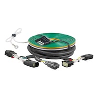 Faisceau de câblage personnalisé pour véhicule remorqué CURT 58964, cert Jeep Wrangler JL Front_Elevated