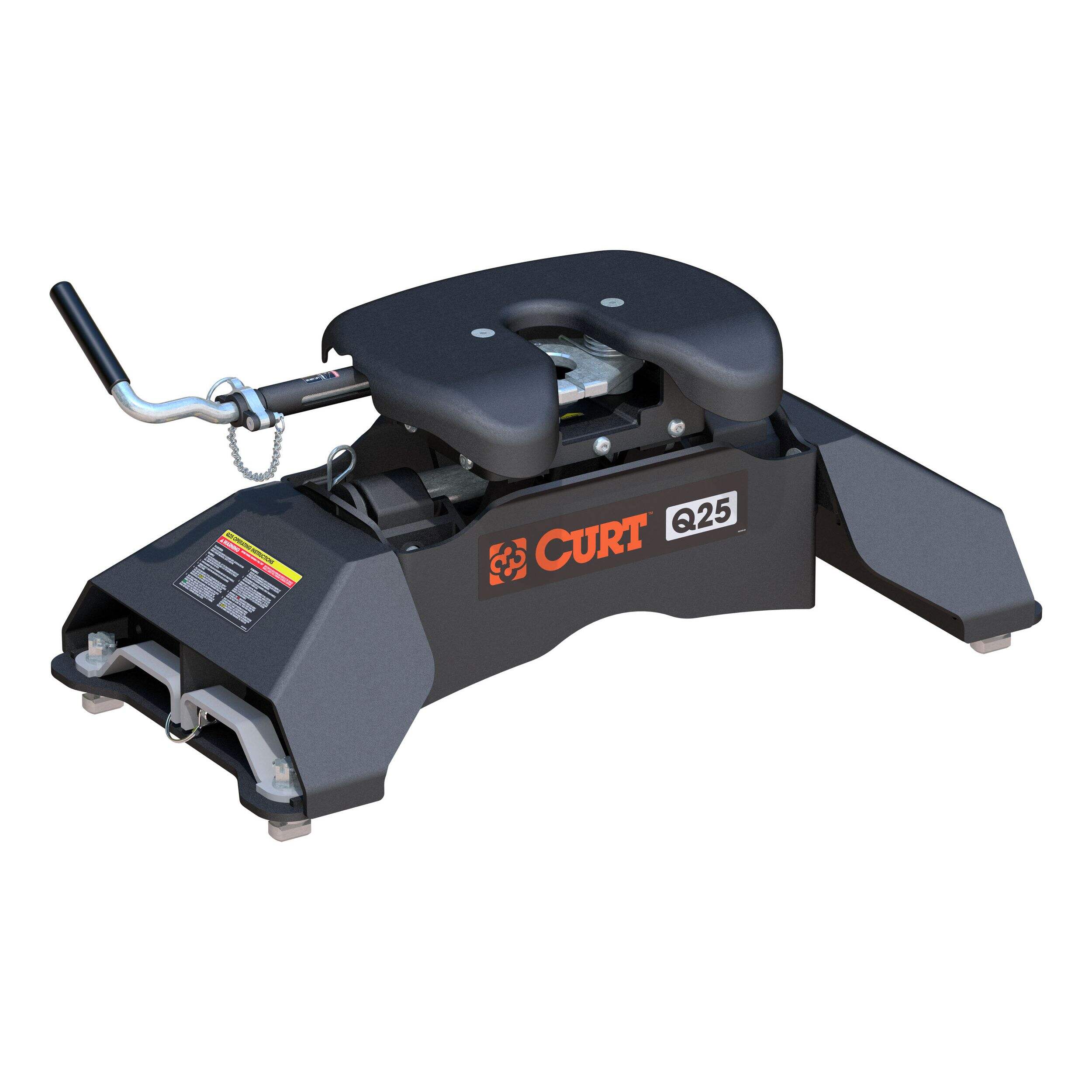 CURT Q25 5th Wheel Hitch, Select Models Front_Angled_Right