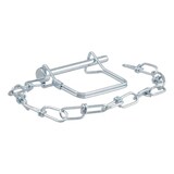 CURT 1/4-in Safety Pin with 12-in Chain (2-3/4-in Pin Length, Packaged) Front_Angled_Right