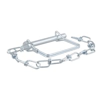 CURT 5/16-in Safety Pin with 12-in Chain (3-in Pin Length) Front_Angled_Right