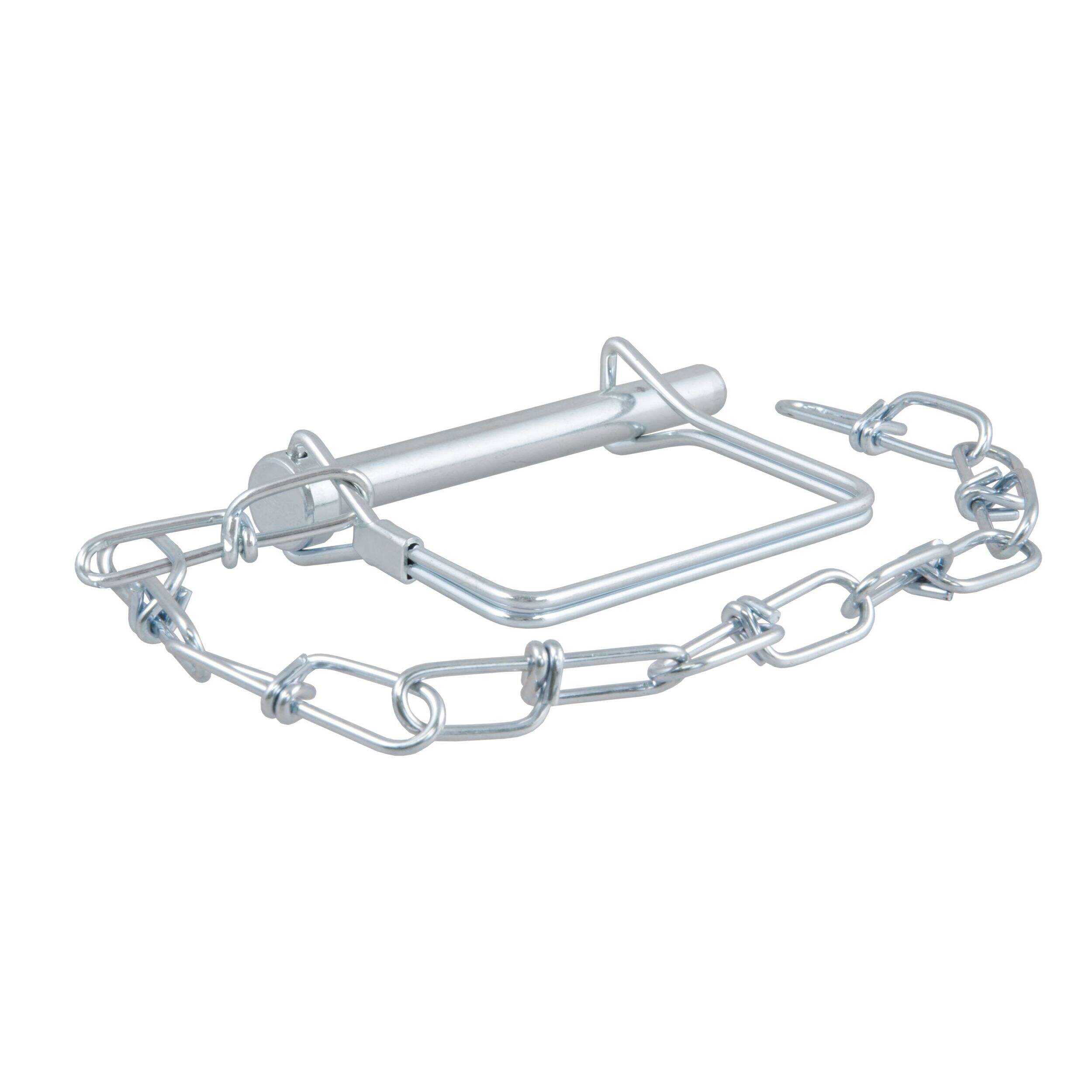 CURT 5/16-in Safety Pin with 12-in Chain (3-in Pin Length) Front_Angled_Right