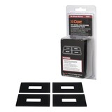 CURT 5th Wheel Rail Sound Dampening Pads (Packaged) Front_Angled_Left