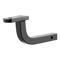 Barre d'attelage de classe 1 CURT 45021 (tige de 1 1/4 po, 2 000 lb, élévation de 3 po) Front_Three_Fourths_Angled_Left
