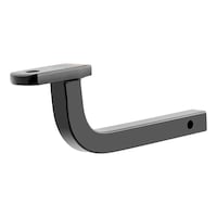 CURT 45522 Class 2 Ball Mount (1-1/4-in Shank, 3,500 lbs, 3-1/8-in Rise) Front_Angled_Left