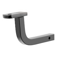 Support à boule d'attelage CURT 45024 catégorie 1 (tige 1 1/4 po, 2 000 lb, élévation 5 po) Front_Three_Fourths_Angled_Left