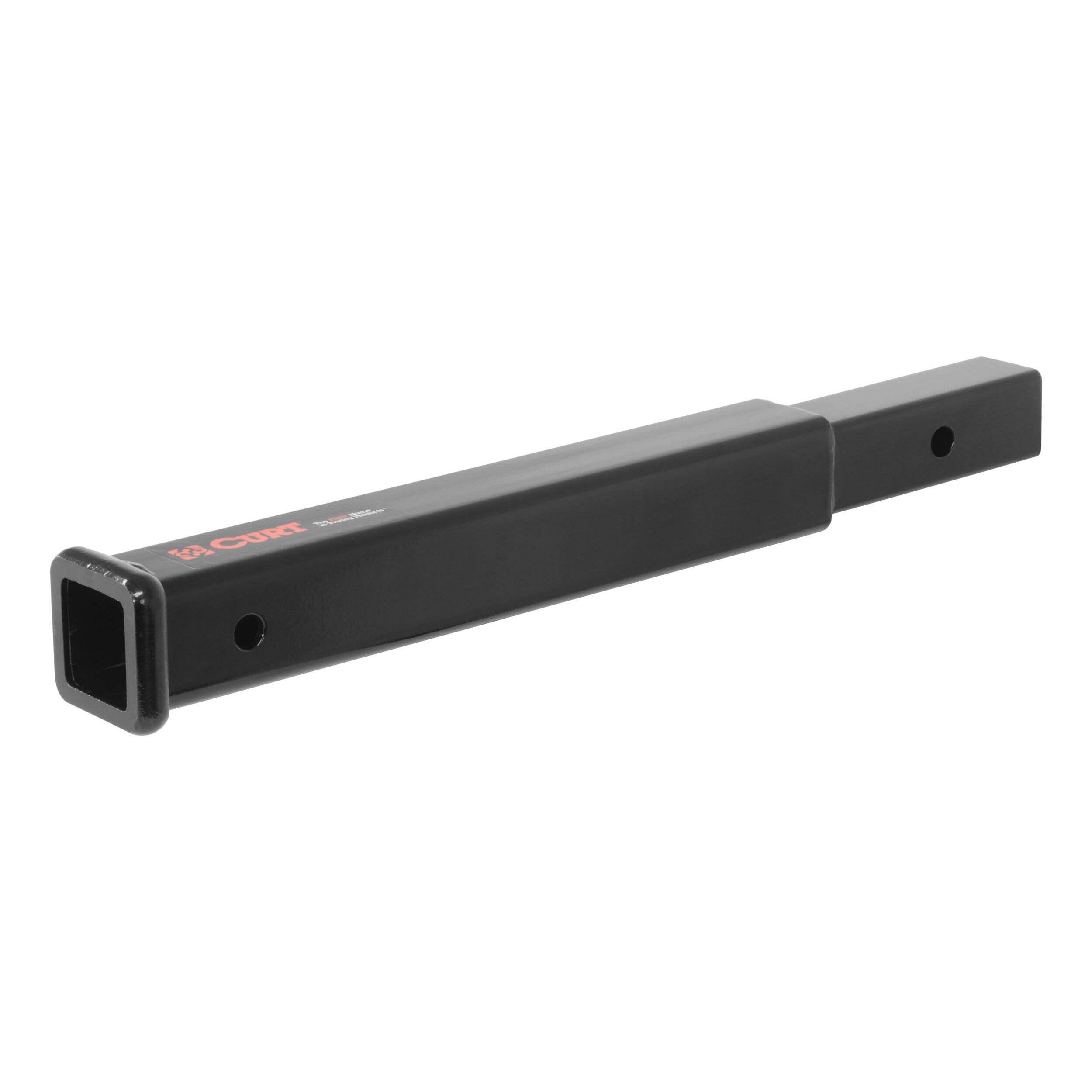 CURT Receiver Tube Extender, 18-in Front_Three_Fourths_Angled_Left