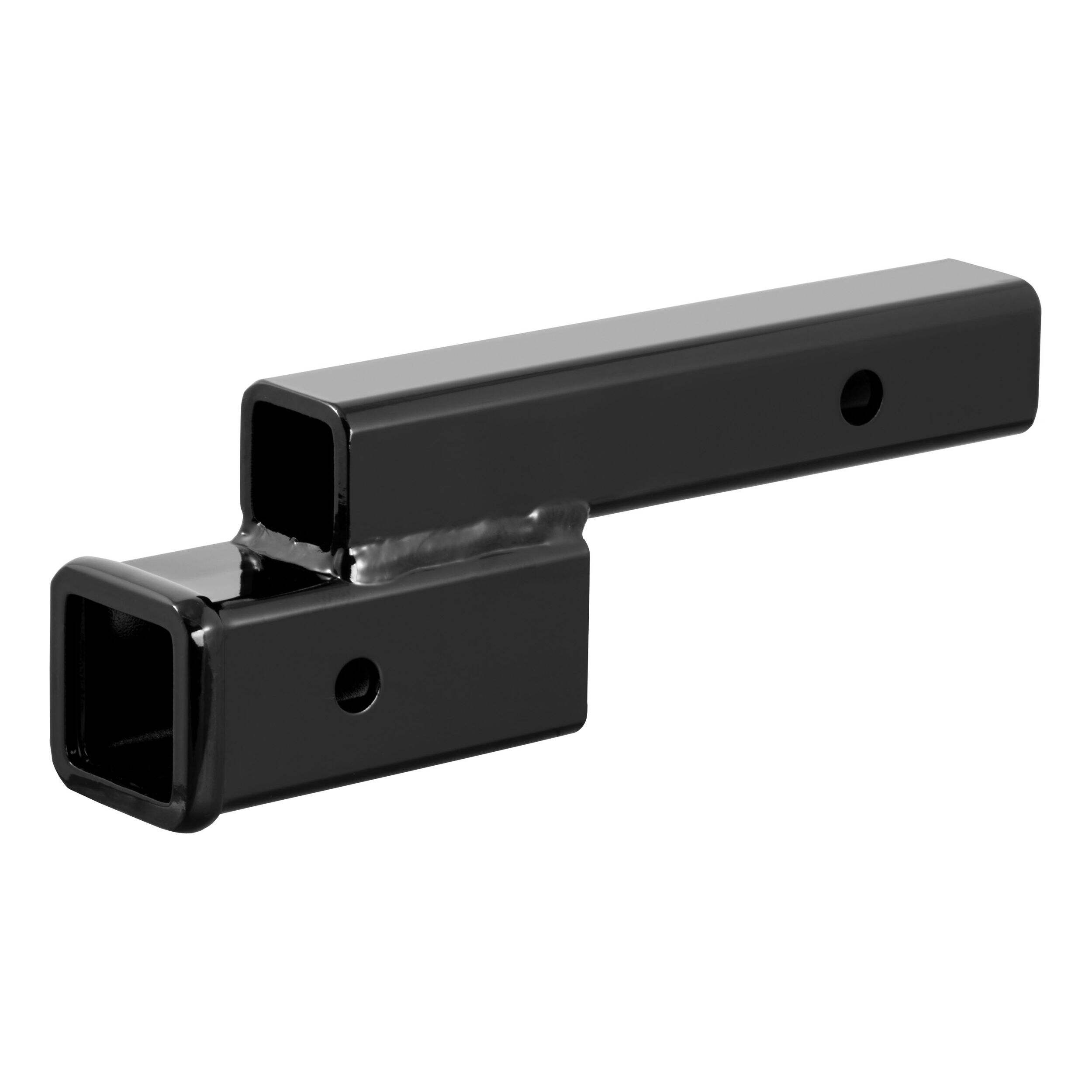 CURT 45797 Receiver Hitch Adapter (2" Shank, 2" Drop, 7,500 lbs.) Front_Three_Fourths_Angled_Left