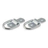 CURT 1-in x 1-1/4-in Surface-Mounted Tie-Down D-Rings, 1200-lb, 2-pk Front_Three_Fourths_Angled_Left