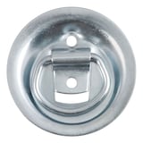 CURT 1-1/8-in x 1-5/8-in Recessed Tie-Down Ring (1000-lb, Clear Zinc) Front_Flat
