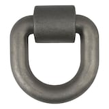 CURT 83770 3 x 3-in Weld-On Tie-Down D-Ring (15,587 lbs, Raw Steel) Overhead_Flat