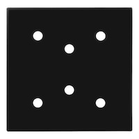 Plaque attachée de renforcement d’ancrage CURT, 6 po