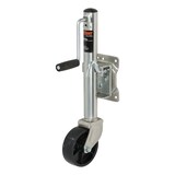 CURT 28113 Marine Jack with 6" Wheel (1,200 lbs, 10" Travel, Packaged) Front_Angled_Left