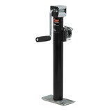 CURT 28324 Pipe-Mount Swivel Jack with Side Handle (2000lb, 15" Travel) Front_Three_Fourths_Angled_Right