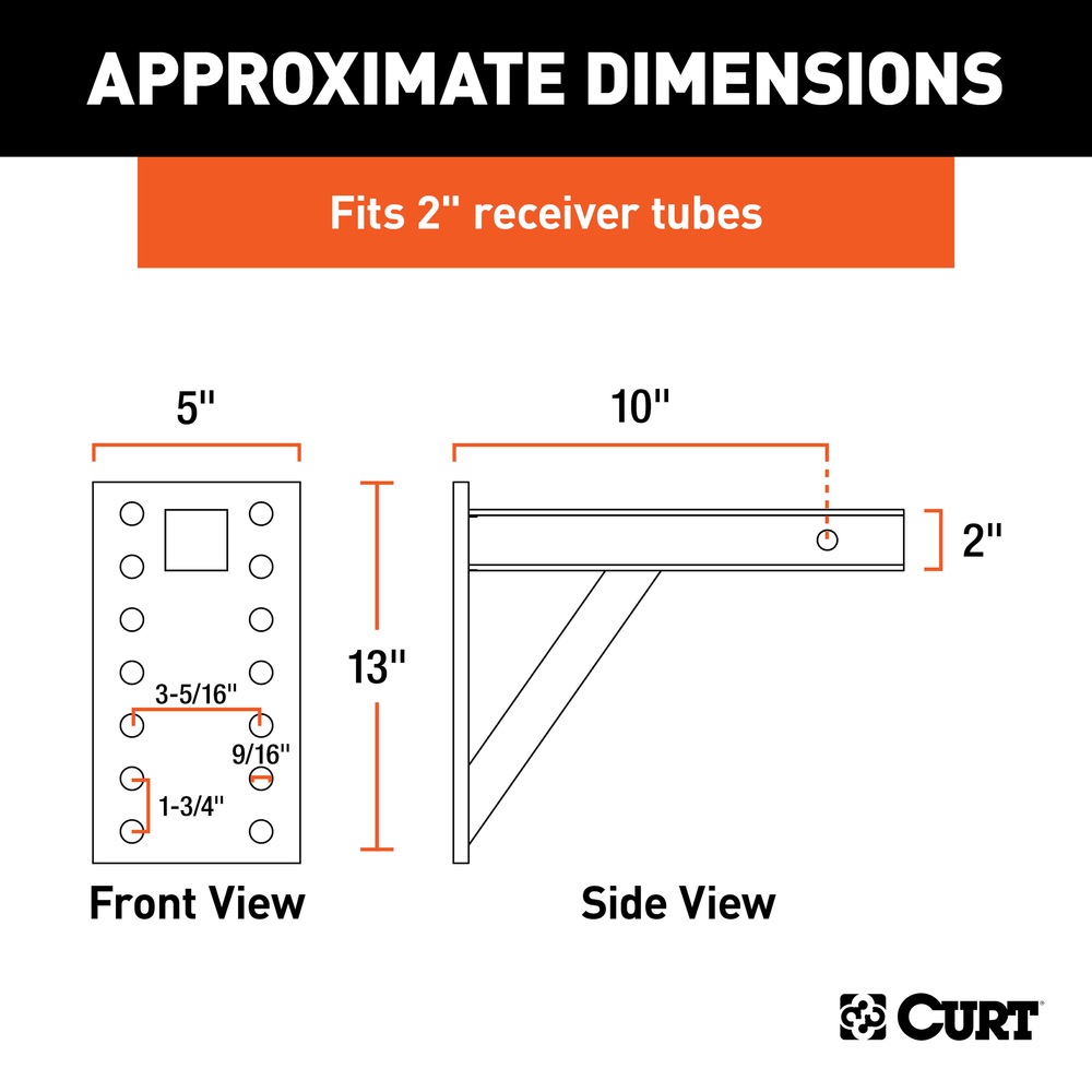 CURT Adjustable Pintle Mount Canadian Tire