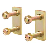 CURT SecureLatch Pintle Mount Hardware Kit Front_Three_Fourths_Angled_Left