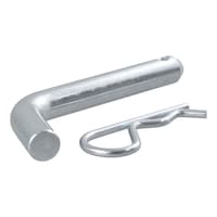 Goupille d'attelage de 5/8 po CURT 21500 (récepteur de 2 po, zinc) Front_Angled_Left
