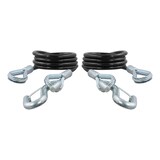 CURT 43-7/8-in Safety Cables with 2 Snap Hooks (3,500-lb, 2-pk) Front_Elevated