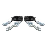 CURT 44-in Safety Cables with 2 Snap Hooks (7,500-lb, 2-pk) Front_Elevated
