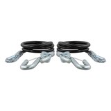Câbles de sécurité CURT 44 1/2 po, 2 mousquetons (5 000 lb, paq. 2) Front_Elevated