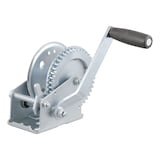 CURT 29424 Hand Crank Winch (1,200 lbs, 7-1/2" Handle) Front_Angled_Left