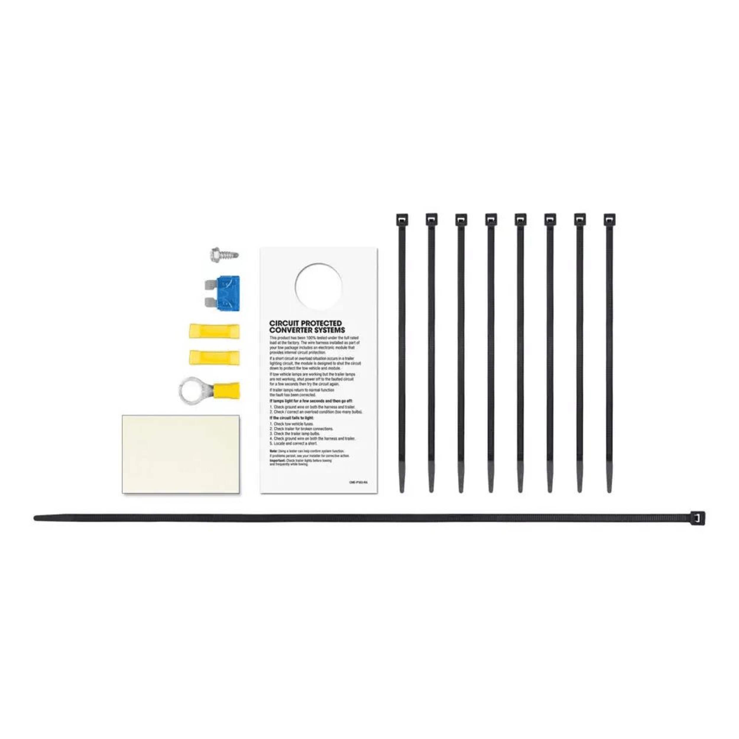 CURT Powered Converter Wiring Kit (15 Amps) Composite_or_Mixed