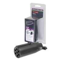 Adaptateur électrique CURT 57041 (rond à 7 voies de remorque vers 4 voies plates)