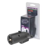 Adaptateur électrique de lame de VR à 7 voies vers connecteur à 5 voies plates CURT 57251 Front_Angled_Left