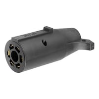 Adapt. Électrique CURT 57661 (lame VR 7 voies, ronde 6 direct. frein central) Front_Angled_Left