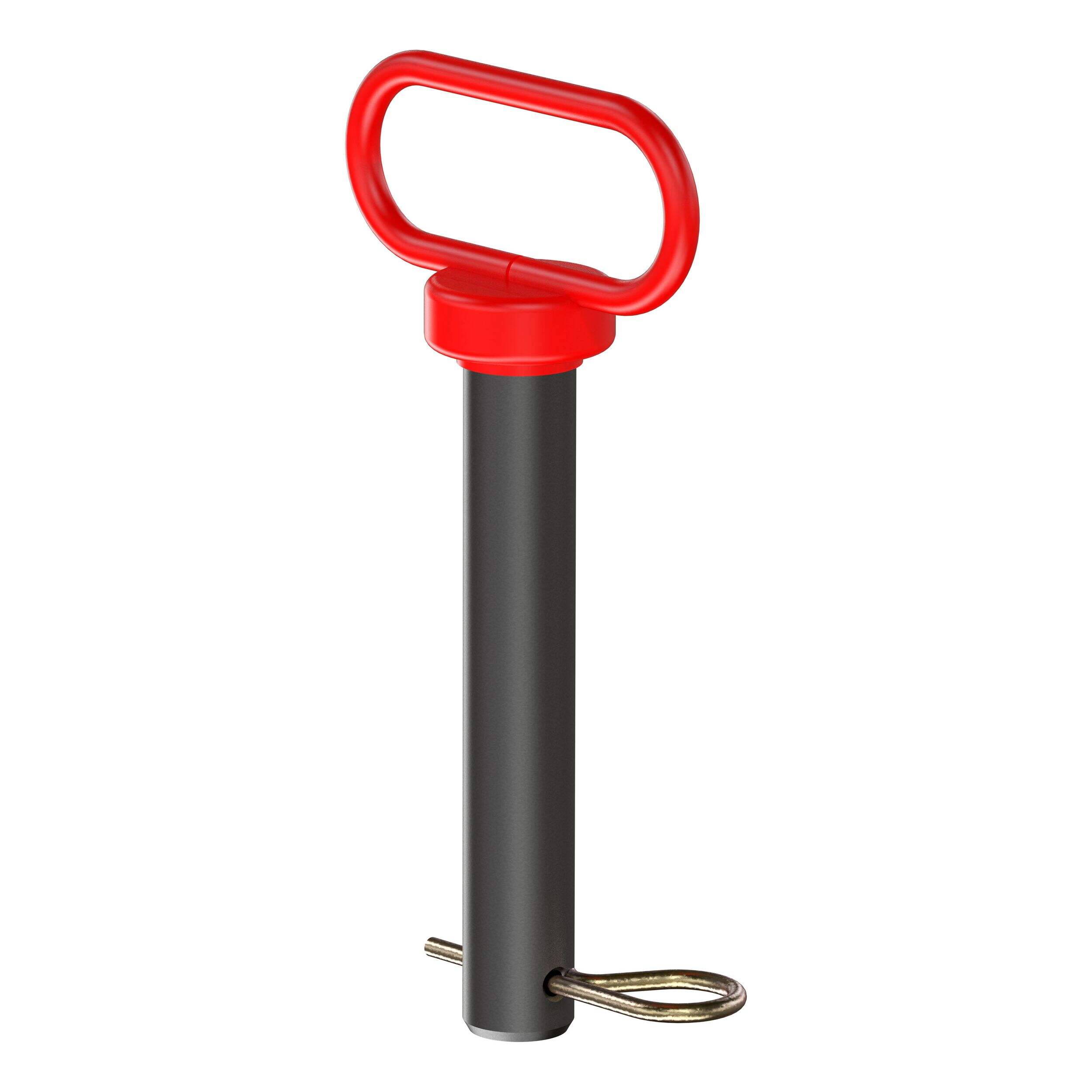 CURT Clevis Pin with Handle & Clip, 1-in Front_Angled_Left