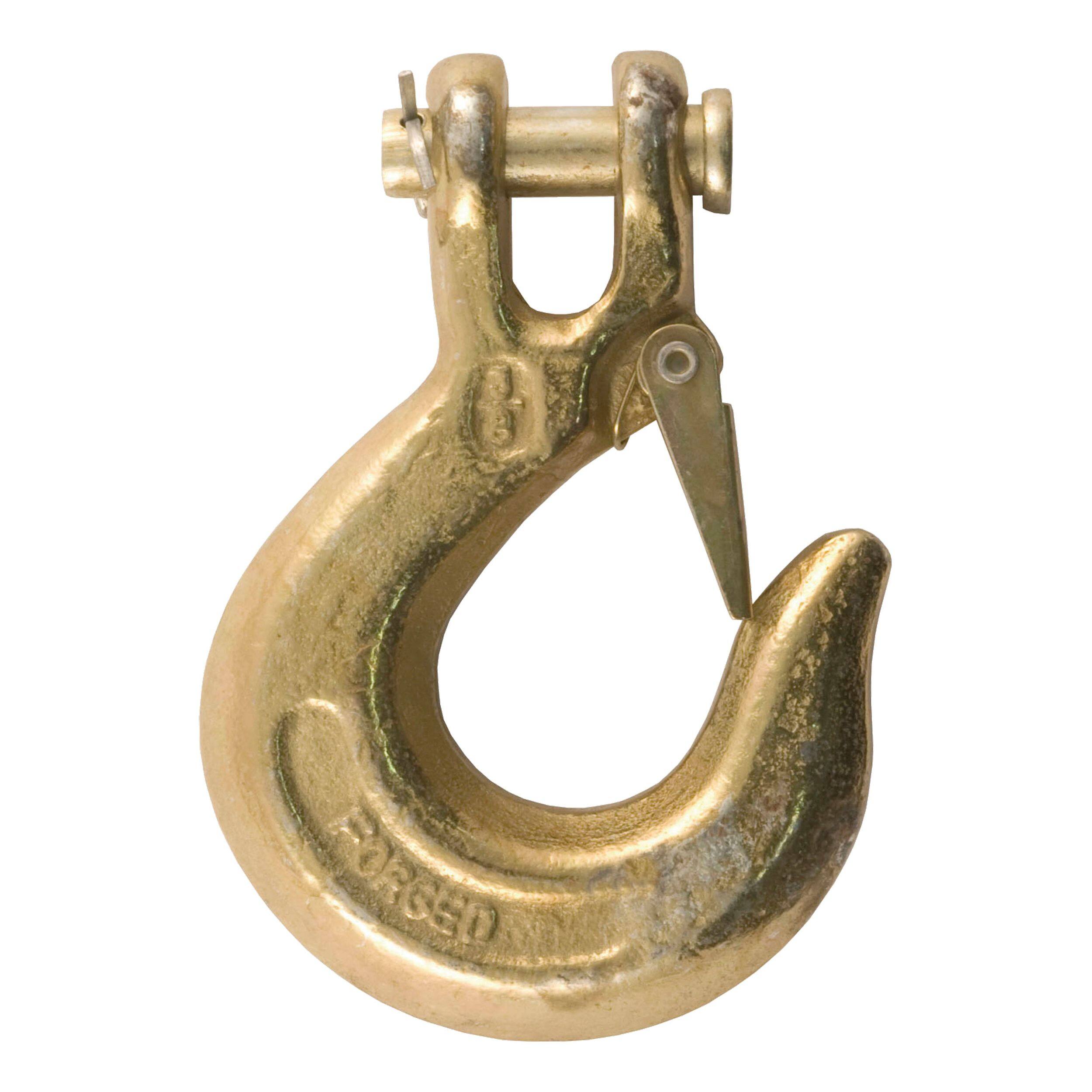 CURT Safety Latch Clevis Hook, 3/8-in