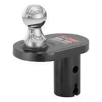 CURT Double Lock 2-5/16-in Offset Gooseneck Ball, 4-in Rearward Offset