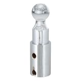 CURT Double Lock 2-5/16-in Riser Gooseneck Ball Front_Angled_Left