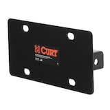 CURT Hitch-Mounted License Plate Holder (Fits 2-in Receiver) Front_Angled_Left