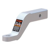 CURT Aluminum Trailer Hitch Ball Mount, 8000-lbs, 4-in Drop