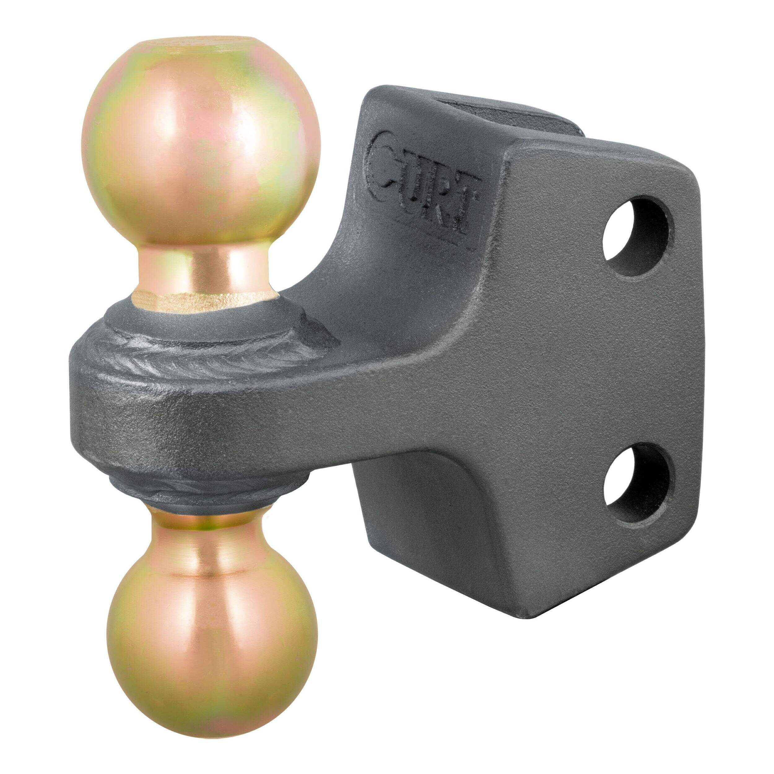 CURT Replacement Rebellion XD Dual Ball, 2-in, 2-5/16-in, Up to 20K Front_Three_Fourths_Angled_Left