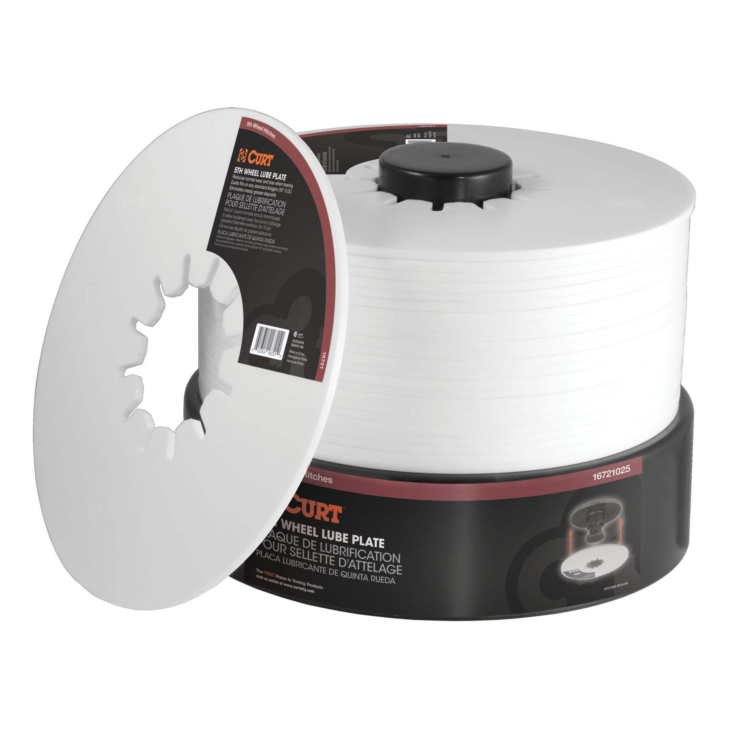 CURT 10-in 5th Wheel Lube Plates, 25-pk Composite_or_Mixed