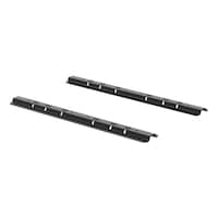CURT Universal 5th Wheel Base Rails, 25K (Gloss Black) Front_Three_Fourths_Angled_Left