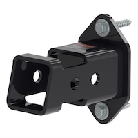 CURT 45071 Hitch Accessory Wall Mount, 2-1/2-in Receiver, 350-lbs Capacity Front_Angled_Left