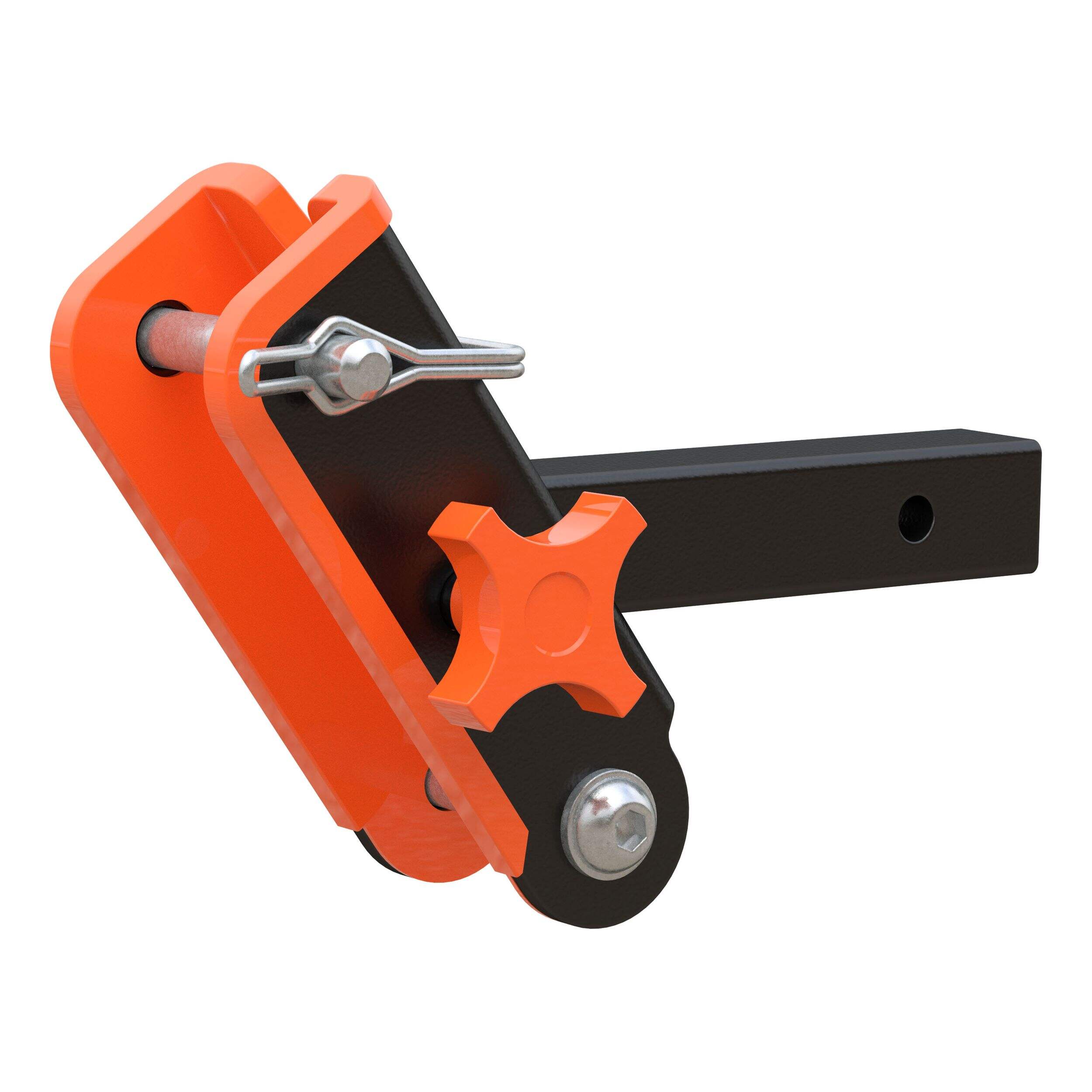 CURT 18401 ActiveLink Trailer Hitch Receiver Shank, 1-1/4-in, Steel Front_Angled_Left