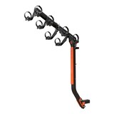 CURT 18412 ActiveLink Ultra 2-Bike or 4-Bike Hitch-Mounted Bike Rack, 2-in Shank, Black Front_Angled_Left