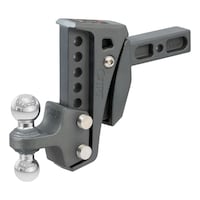 CURT 45951 Rebellion XD Adjustable Cushion Hitch Ball Mount Front_Angled_Left