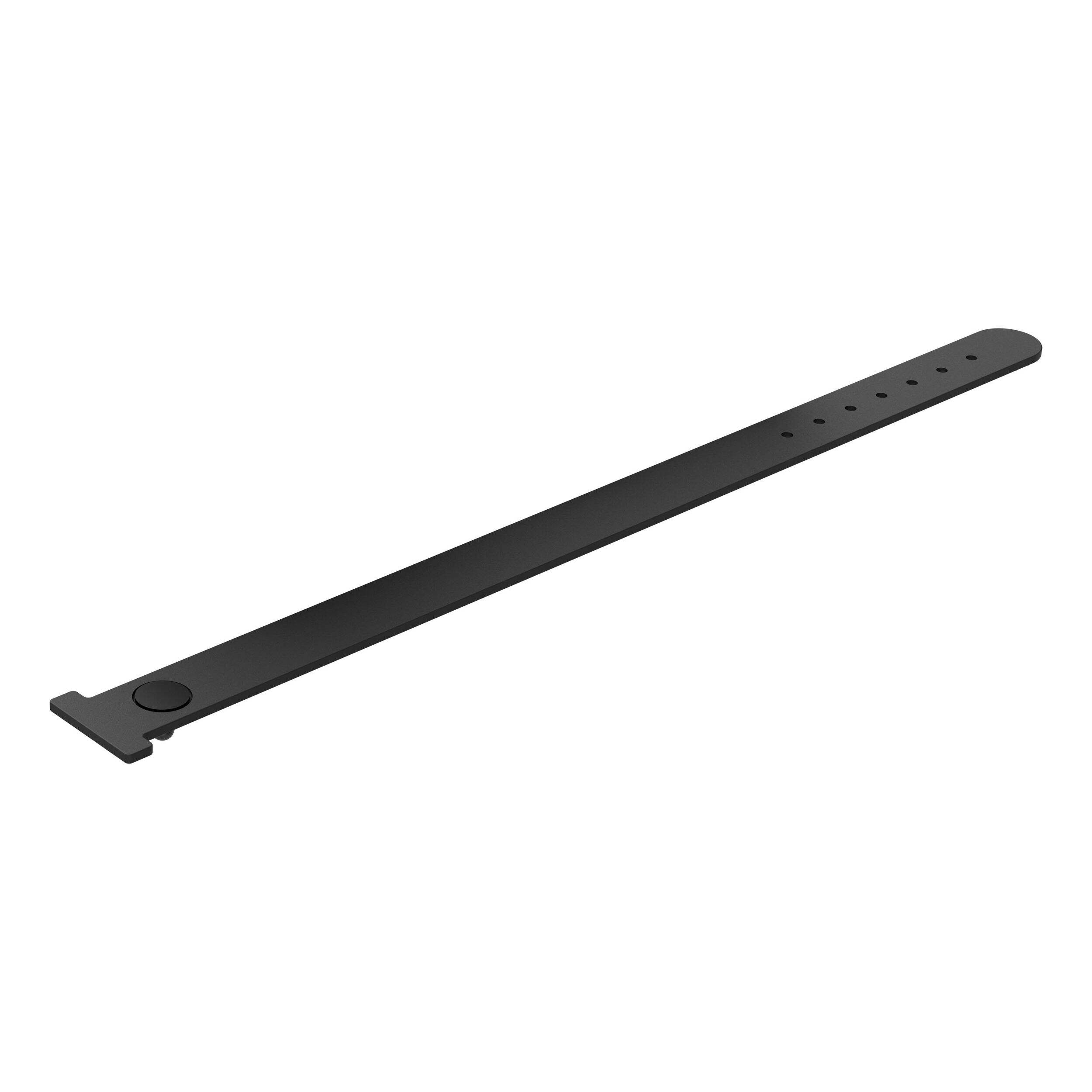 CURT 51186 Replacement Strap for Echo Mobile Brake Controller, Black Rubber, Adjustable Fit for 7-Way RV Blade Socket Front_Angled_Right